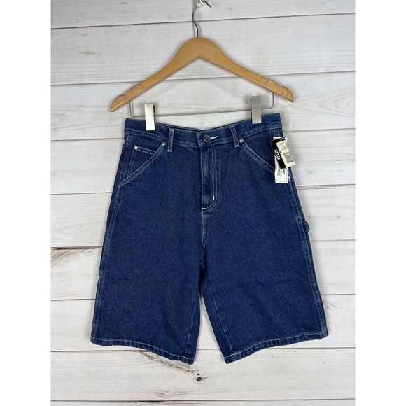 French Toast Shorts Boys 16 Blue Denim Carpenter Relaxed Fit Workwear New - Picture 1 of 6